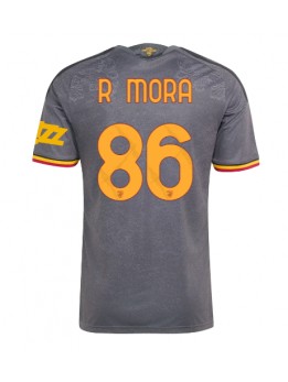 Moški Nogometna dresi replika AS Roma Rodrigo Mora #86 Tretji 2026-27 Kratek rokav Moški Nogometna dresi replika AS Roma Rodrigo Mora #86 Tretji 2026-27 Kratek rokav